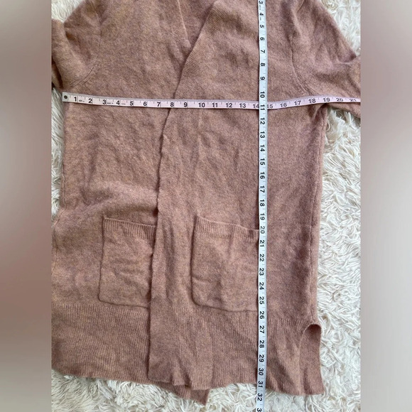 Madewell Kent Cardigan Sweater Coziest Yarn alpaca wool blend front pocket SZ M - Picture 4 of 6